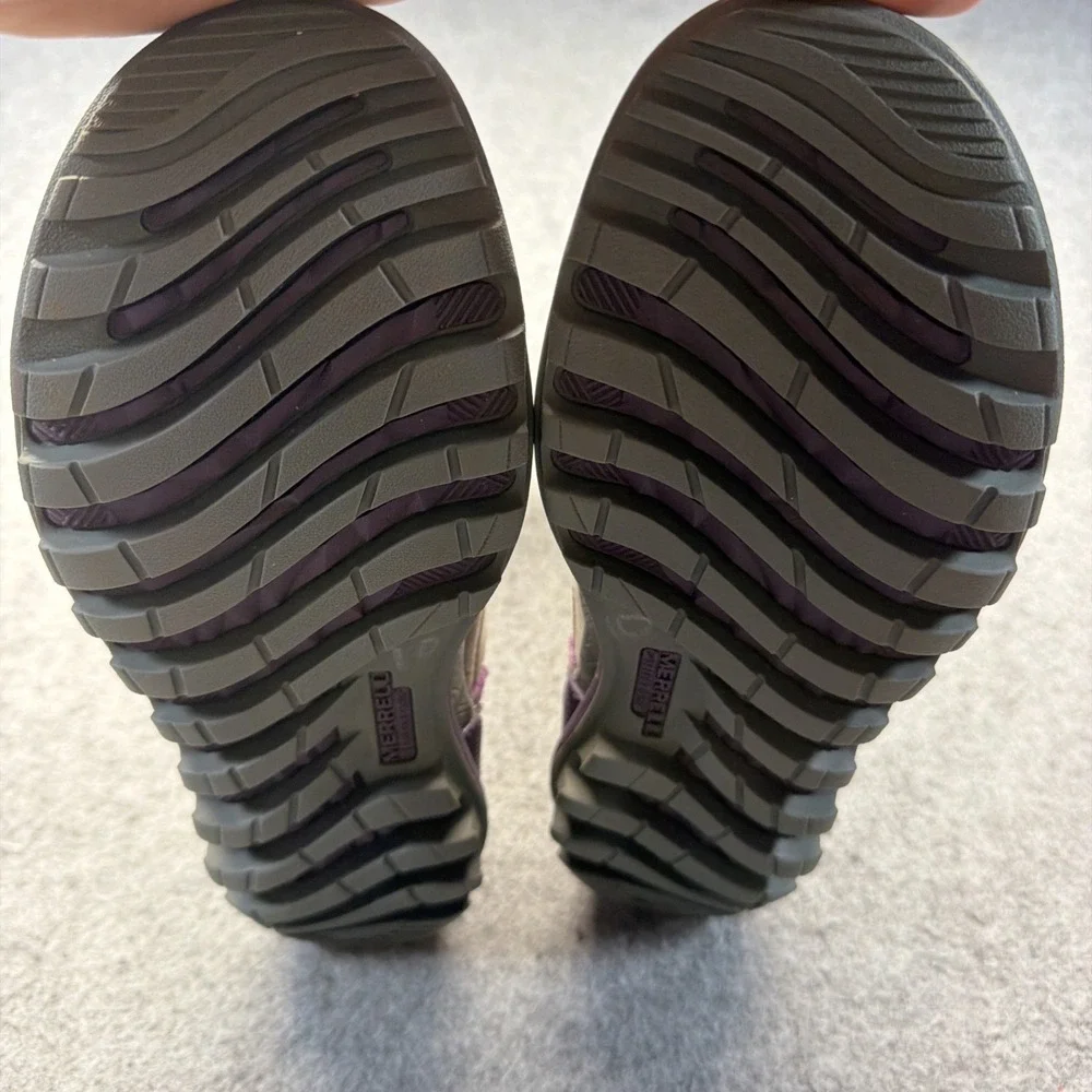 Merrell Snow Boots Women's 7 Purple Plum SilverSun Waterprooof Suede